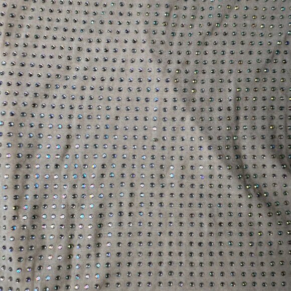 Bebe Light Pink Sparkly Gemstone Longsleeve Bodycon Dress XS - Picture 8 of 10